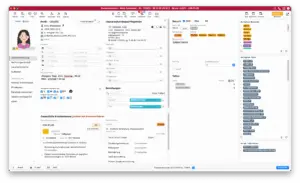 tomedo® Screenshot Patientendetails